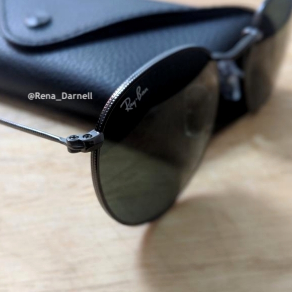 Ray-Ban Round Metal RB3447 Black New - Picture 4 of 11